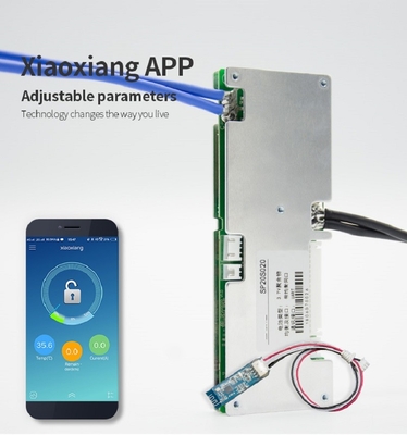16s 48v BT APP와 리튬 배터리 BMS 17s 60v 20s 72v 60a 회로판
