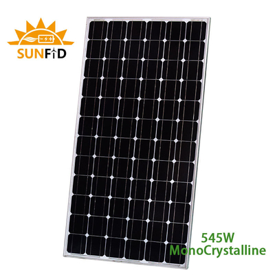 PERC 반쪽 전지 단일결정 태양 전지판 듀얼 안경 550W