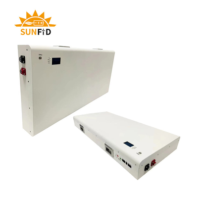 7200WH 매우 얇은 잎 Lifepo4 배터리 Powerwall 48V 태양열 가정용 전원 시스템