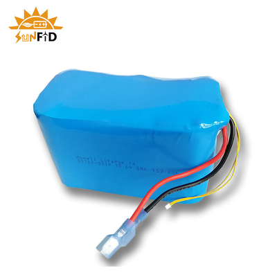 25.6v 6Ah 재충전 리튬 전지 팩 8S1P 태양 led 라이트닝 LifePO4 건전지 팩