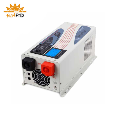 혼합체 4000w 순수 사인파 역변환 장치 단일 상 LCD 디지털 표시