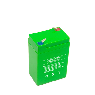 LifePO4 SLA 대체 배터리 6.4V 6Ah 딥 사이클 전력 오토바이 LifePO4 배터리