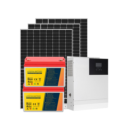 3KW 오프 그리드 집의 태양계 장비 50HZ 60HZ MPPT 110-250V
