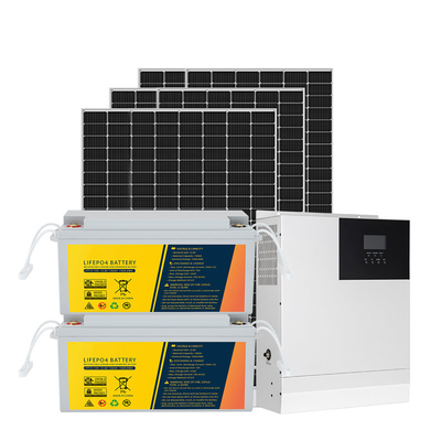 6KW 5KW는 배터리와 그리드 태양열발전시스템 광기전성 태양열발전시스템을 중단합니다