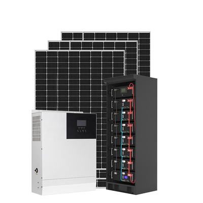 6KW 5KW는 배터리와 그리드 태양열발전시스템 광기전성 태양열발전시스템을 중단합니다