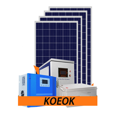 배터리 일일 전력 세대와 오프 그리드 48V를 위한 5KW 태양열발전시스템