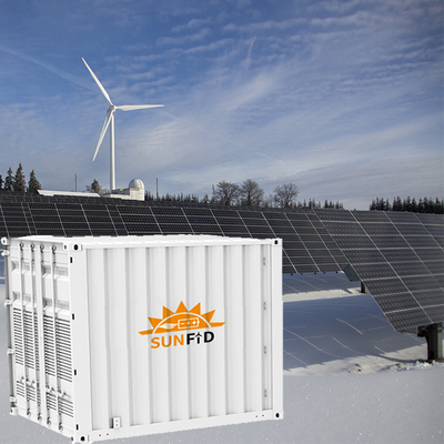 1MW 용기 에너지 저장 배터리 ESS 상업적 배터리 저장 통합 시스템