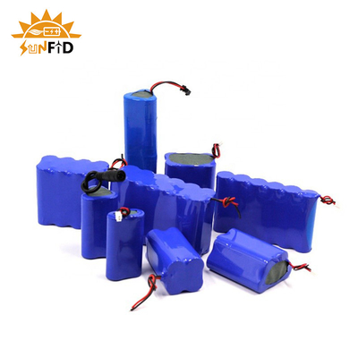 18650 재충전 리튬 전지 팩 3.7V 15.6Ah 1S6P는 보호했습니다
