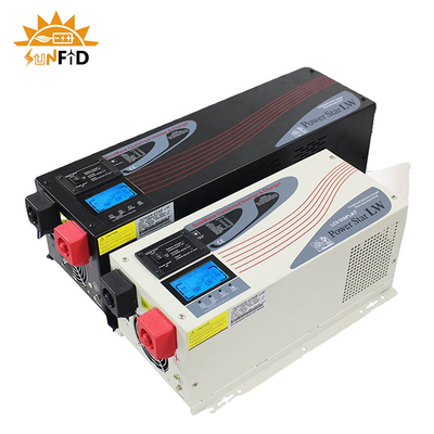 LCD 디스플레이와 AC 순수 사인파 역변환 장치 24V 48V 120 240V에 대한 6000W DC
