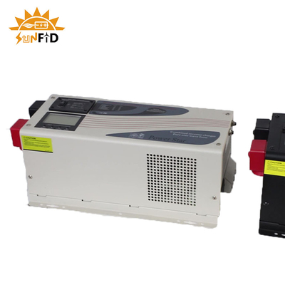 혼합체 4000w 순수 사인파 역변환 장치 단일 상 LCD 디지털 표시