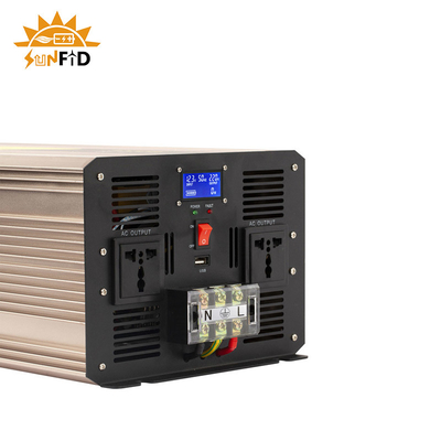 AC 5000 와트 순수 사인파 역변환 장치 12V 24V 48V에 대한 DC