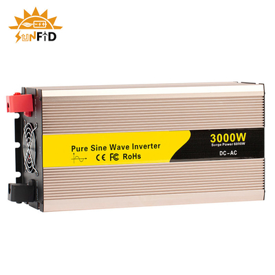AC 110V 220V 태양력에 대한 24V 48V 3000 와트 순수 사인파 인버터 12 볼트 DC