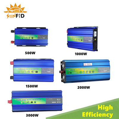 AC 110V 220V에 대한 2000W 12V 24V 순수 사인파 역변환 장치 48V DC