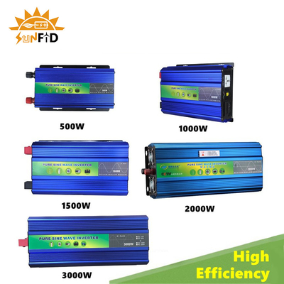 AC 110V 220V에 대한 2000W 12V 24V 순수 사인파 역변환 장치 48V DC