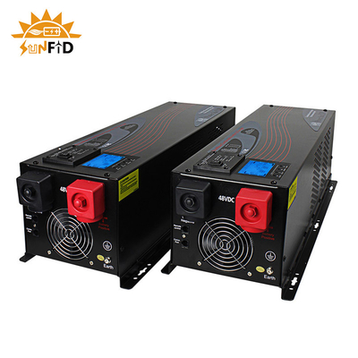 AC 충전기와 24V 240V 10000 와트 순수 사인파 인버터 48V 120V