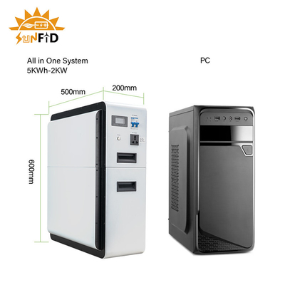 1 kw 주거 에너지 저장 시스템 2 kw 2.5 킬로와트시 오프 그리드 전지 시스템
