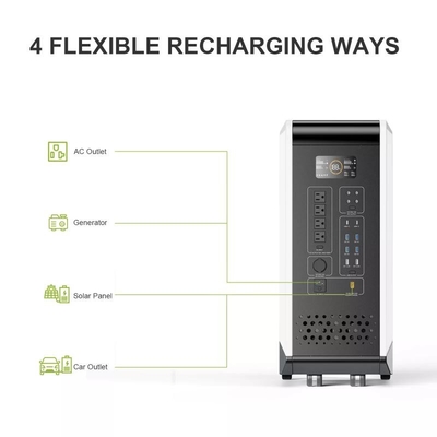 태양 발전소 휴대용 발전기 LiFePO4 2000w 파워 뱅크