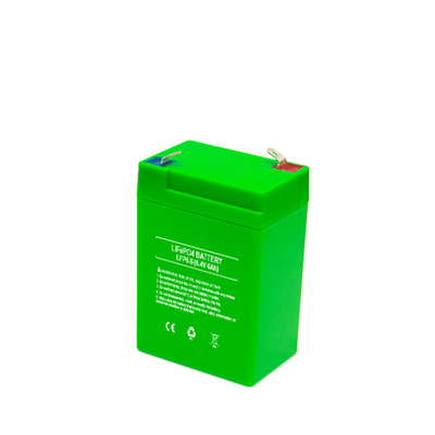 LifePO4 SLA 대체 배터리 6.4V 6Ah 딥 사이클 전력 오토바이 LifePO4 배터리