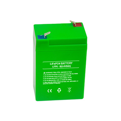 LifePO4 SLA 대체 배터리 6.4V 8Ah 긴 사이클라이프 배터리 E-스쿠터 LifePO4 배터리