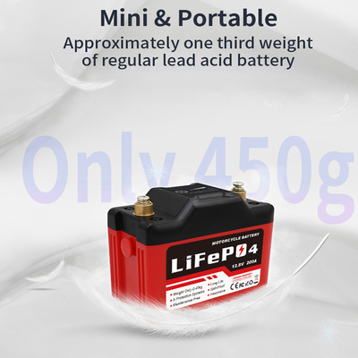 LifePO4 SLA 대체 12.8V 2Ah 장난감 차 / 오토바이 시작 리튬 배터리