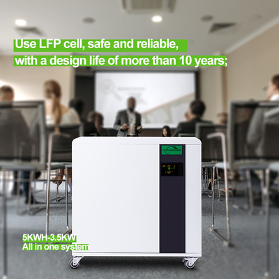 7.5KWH 주거 에너지 저장 시스템 5KWH 올인원 리튬 배터리