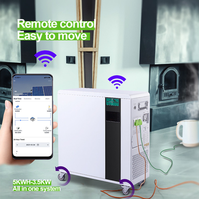 7.5KWH 주거 에너지 저장 시스템 5KWH 올인원 리튬 배터리