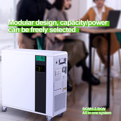 7.5KWH 주거 에너지 저장 시스템 5KWH 올인원 리튬 배터리