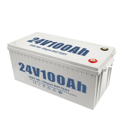 태양계 요트 RV 자동차를 위한 100Ah 24V 딥 사이클 리튬 배터리