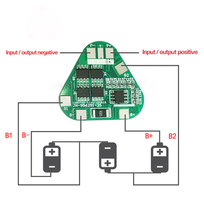 리튬 배터리를 위한 12V 100Ah 18650 BMS 3s 10A 균형화 조립체 Pcb