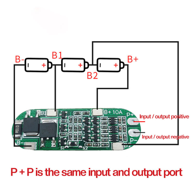 파이론테크 18650 리튬 배터리 브엠에스 3s 12V 10 앰프 11.1V Lifeo4