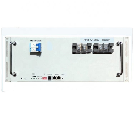 LCD 스크린과 100Ah 텔레콤 리튬 배터리 48V 인산 광물 Lifepo4 건전지 팩