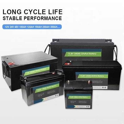 선택적인 12.8V 캠퍼반 리튬 배터리 100Ah Lifepo4 블루투스