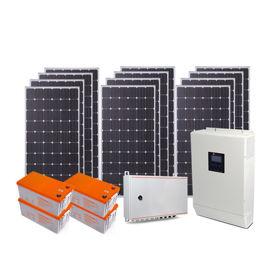5000w 오프 그리드 주거 태양열발전시스템 완료 5 kw